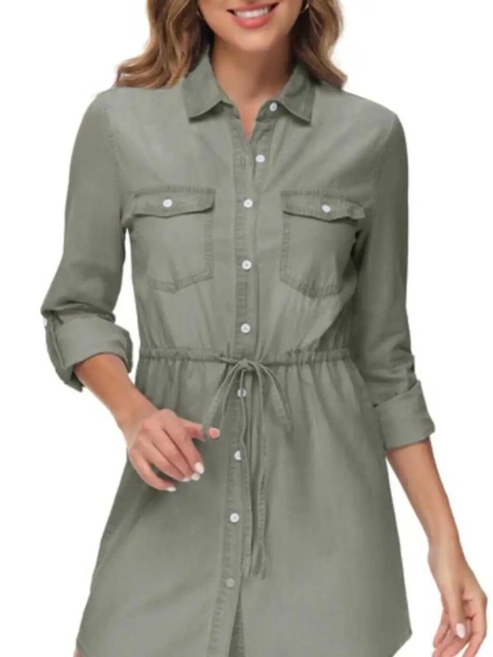 Stunning Olive Green Dress